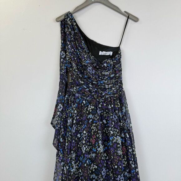 Floral One-Shoulder Maxi Dress - Picture 7 of 12